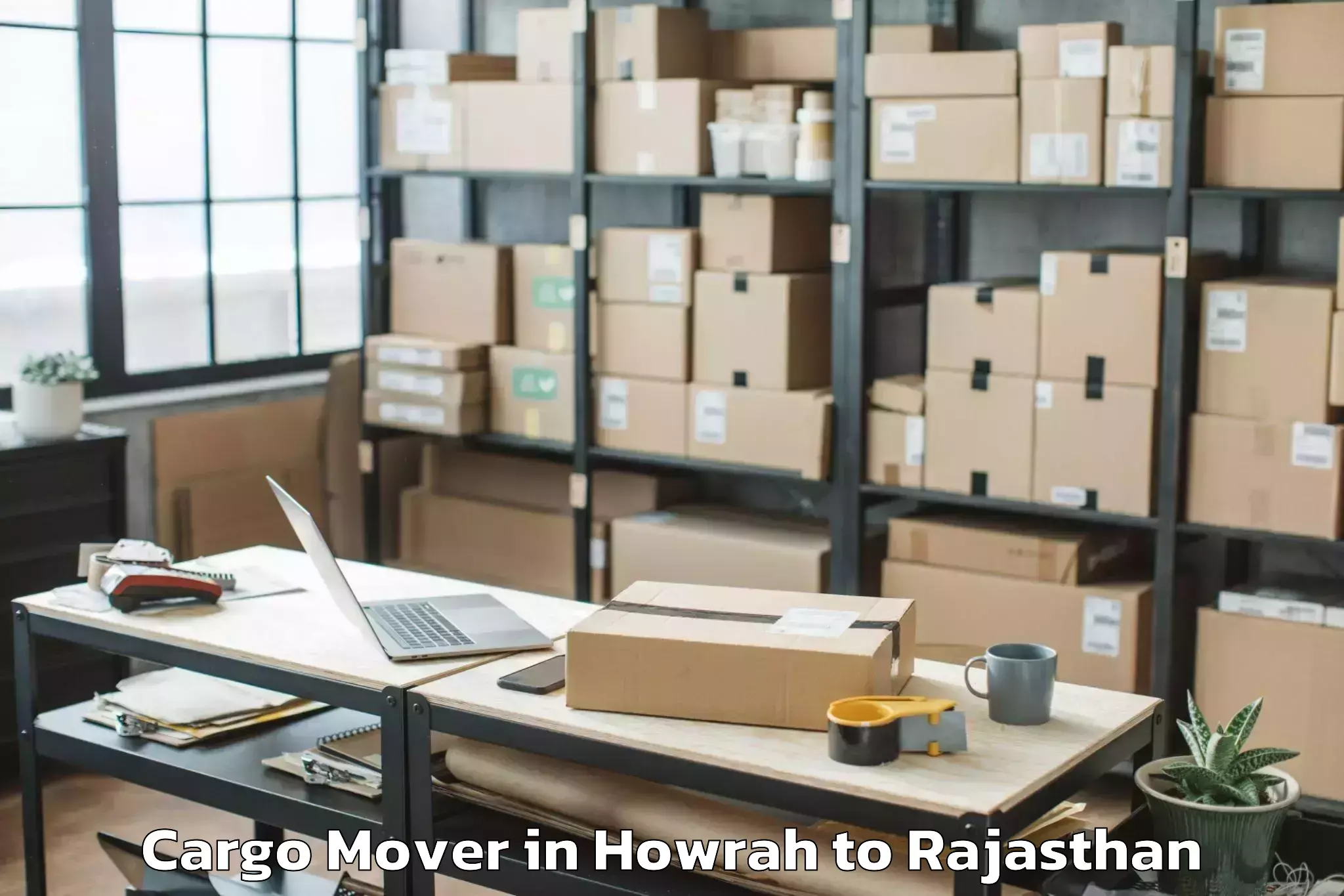 Top Howrah to Ramganj Mandi Cargo Mover Available